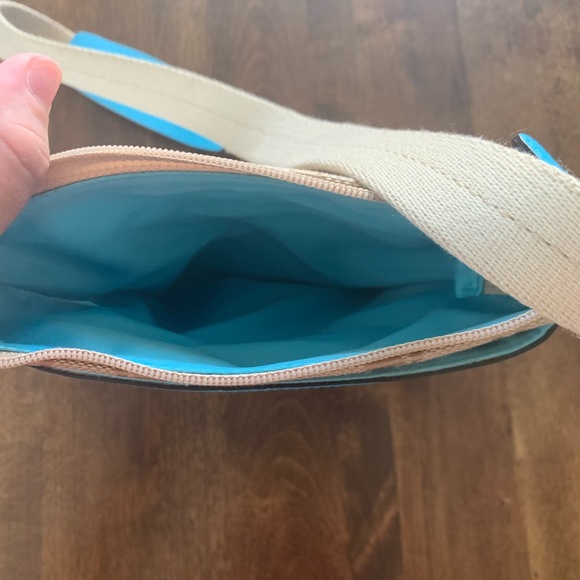 Coach Cross Body Bag Turquoise - Picture 3 of 4